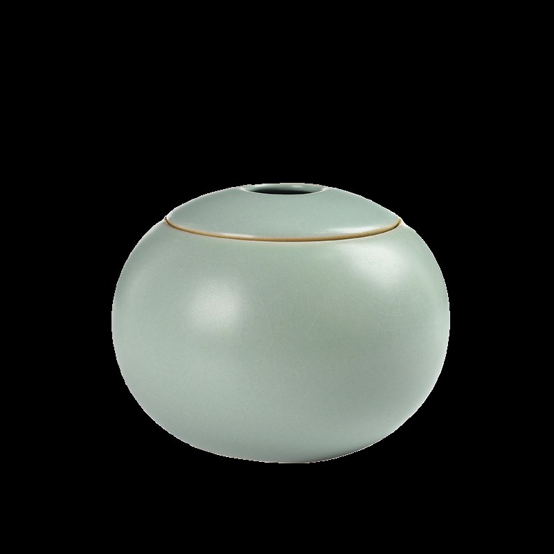 天青汝窑茶道六君子茶针茶刀功夫茶具配件茶刷茶勺泡茶工具陶瓷罐