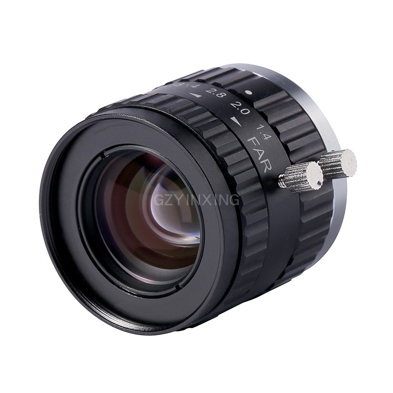 500万C口工业镜头6大光圈 F.4镜头低畸变相机镜头机器视觉2/3