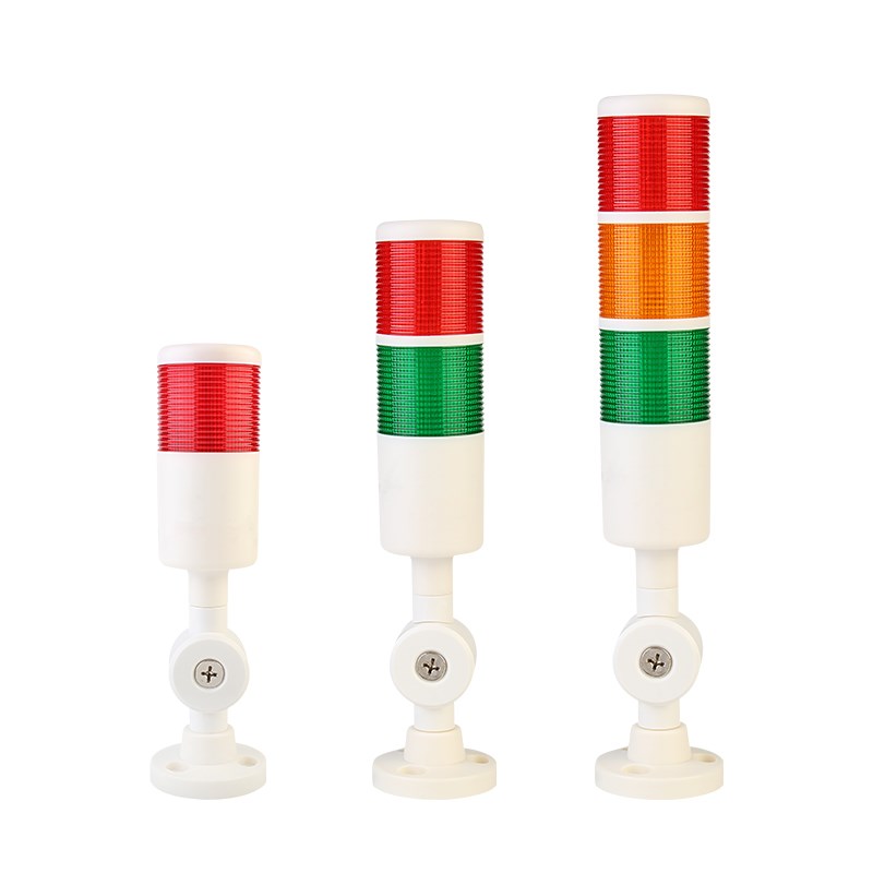 多层警示灯声光报警器LED常亮PT50-3TJ三色灯机床塔灯24v可折叠