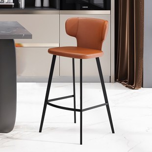 高脚凳子吧台椅子家用轻奢岛台中倒台现代简约设计师款欧美式736