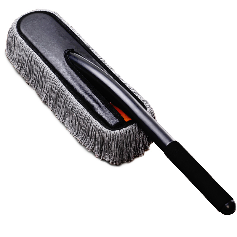 汽车蜡拖擦车拖把刷车刷子扫w灰尘除尘掸子车用洗车油蜡刷软毛用