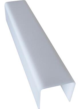 U型 L型白色透j光装饰槽灯带卡槽 磨砂亚克力灯槽盖板灯罩折弯定