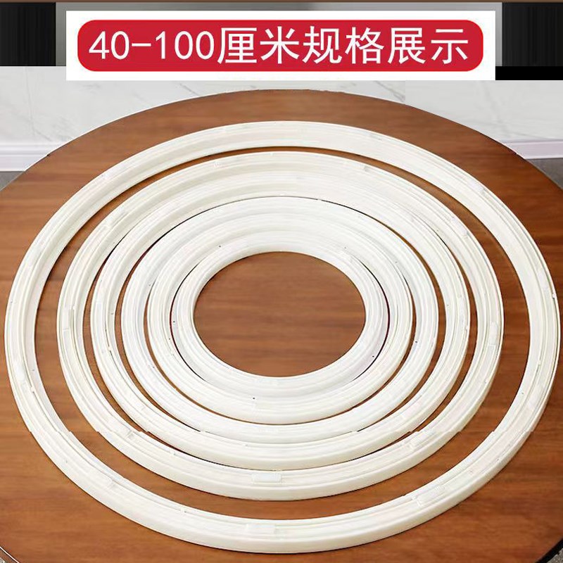 实木餐桌转盘底座圆桌面旋转配件转芯G轴承家用饭店玻璃大理石滑