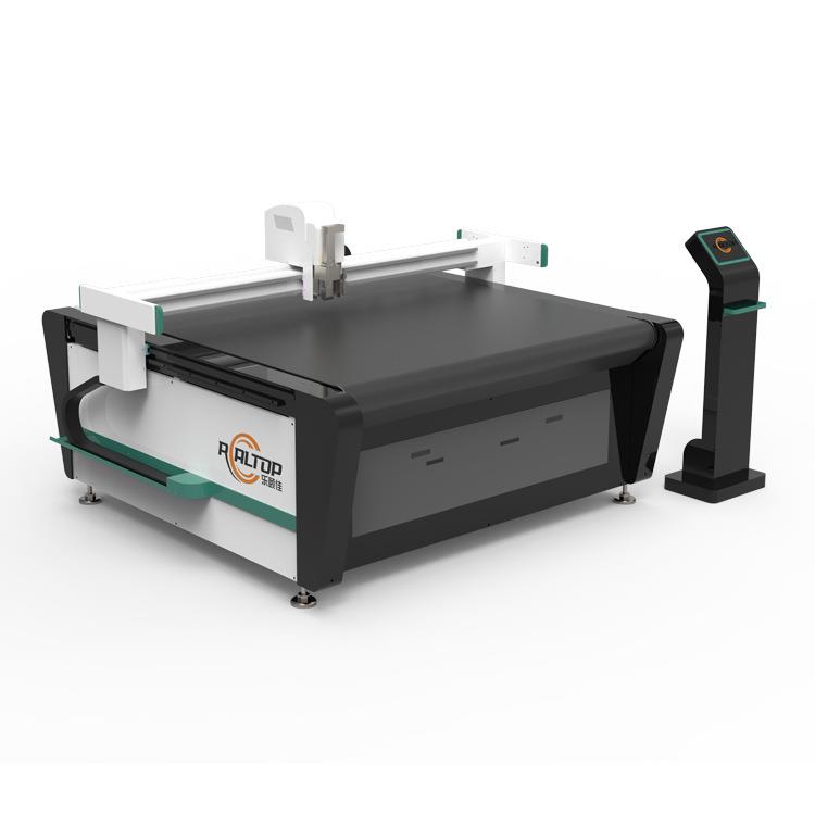 布料皮革双头开料机双横梁打孔切割机鞋帮鞋垫切割鞋样裁剪机