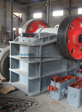 大处理量颚式破碎机岩石破碎矿用粉碎机PE400*600耐磨