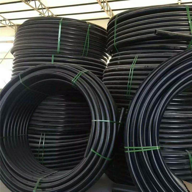 高密度聚已稀给水管厂家现货黑色PE滴灌管给水管不零售