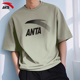 安踏男士短袖t恤2026新款夏季透气休闲百搭青少年跑步体能训练服