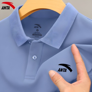 安踏短袖polo衫男t恤透气速干2026夏季新款官方正品男士运动上衣