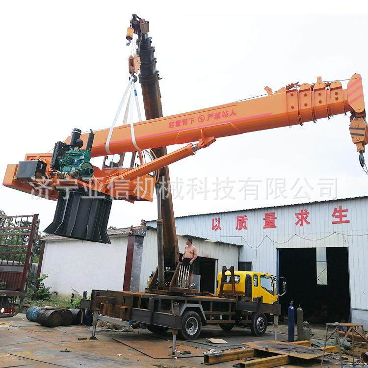 液压伸缩式船吊12吨船用吊机油电两用甲板固定吊随船起重机,搬运/仓储/物流设备,其他起重搬运设备,淘宝优惠券,粉丝福利购,淘宝优惠卷