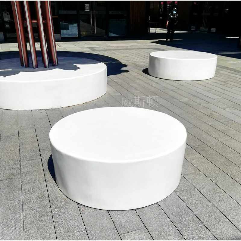威斯顿商业中心咖啡馆户外休息亭白色圆形组合玻璃钢休闲坐凳定制,3C数码配件,摄像机配件,淘宝优惠券,粉丝福利购,淘宝优惠卷