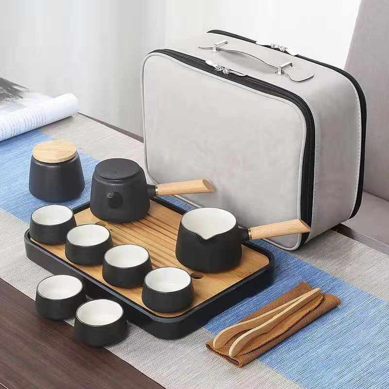 创意便携式陶瓷旅行茶具套装黑陶陆宝带路宝过滤泡茶器木把壶,玩具/童车/益智/积木/模型,垂直悬浮玩具,淘宝优惠券,粉丝福利购,淘宝优惠卷