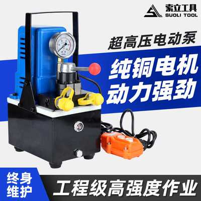 充电液压泵双回路小泵便携式插电高压泵浦GYB-63D液压机70MPA压力