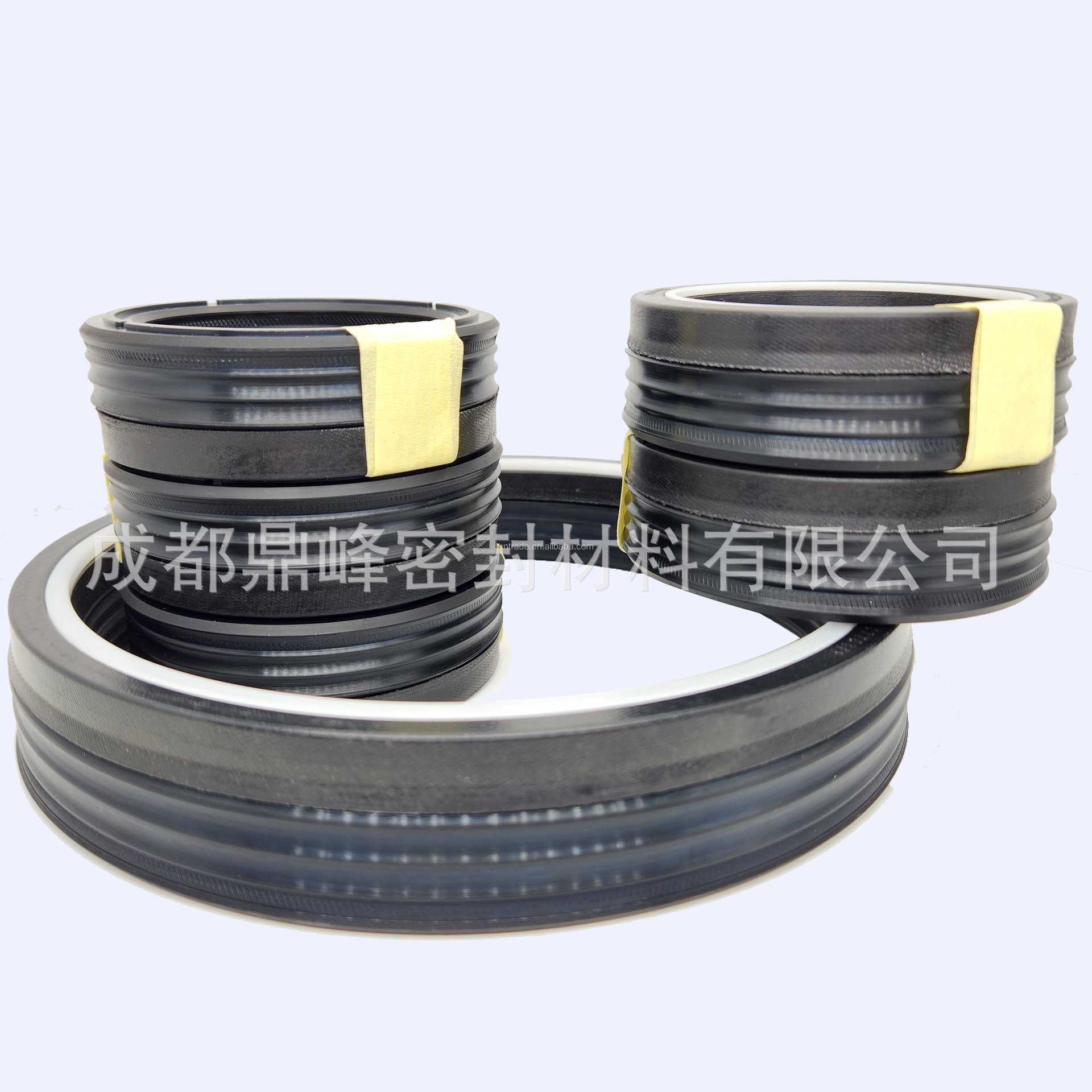 PSE组合油封115*130*21.5 橡胶加布材质 三件套