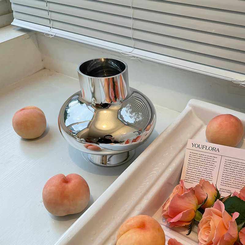 轻奢风电镀银简约花瓶客厅装饰品创意卧室餐桌摆件高级感插花花器,玩具/童车/益智/积木/模型,垂直悬浮玩具,淘宝优惠券,粉丝福利购,淘宝优惠卷