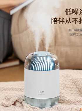 海纳斯（HANASS）加湿器 双喷头小型办公室 桌面家用 加湿器 D12