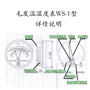 可送检 天津凤洋 1型 1毛发温湿度计WS 药厂 级毛发型WS