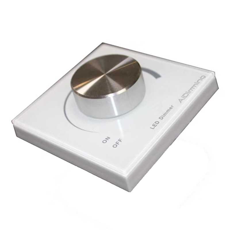 玻璃面板 旋钮式无级变光  红外遥控 500W 后切 可控硅调光器