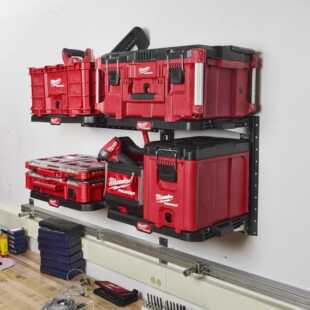 美沃奇Milwaukee PACKOUT壁挂系列壁挂托盘挂钩工具架零件收纳盒