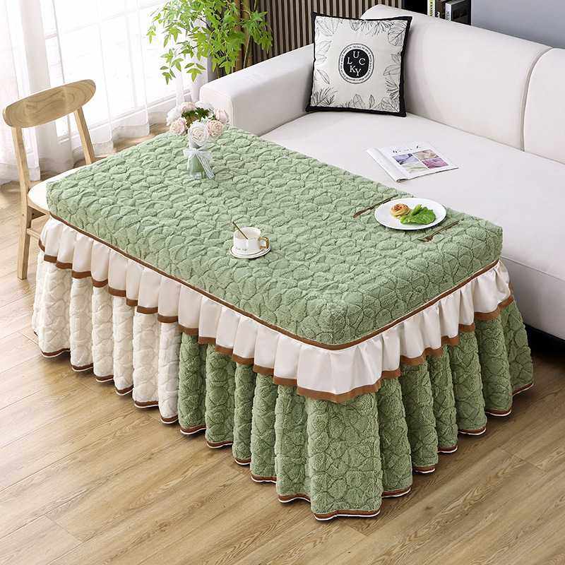 电炉罩烤火桌子罩拼接加厚茶几桌布罩电暖炉棉被套罩塔芙绒保暖