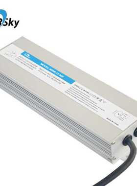 超薄户外防水路灯电源12V300W 投光灯隧道灯LED防水电源 厂家直销