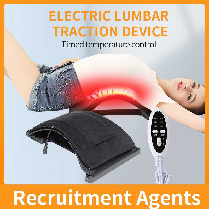 跨境电热款颈椎拉伸器Lumbar spine stretcher可控温hot compress