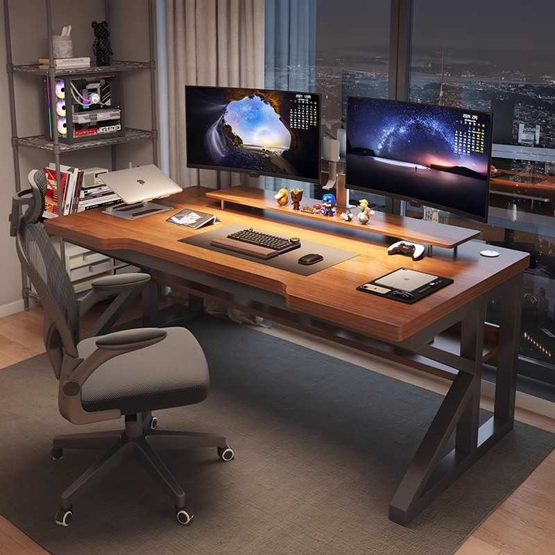 电脑桌台式电竞桌椅套装卧室家用学习书桌写字简易工作台办公桌子