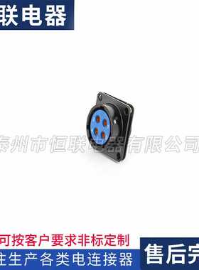 厂家供应定制  XCE22F4系列航空插头圆形电机插头接插件连接器