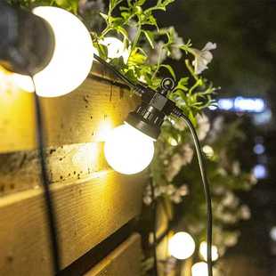 G50灯泡大灯球串太阳能户外露营防水led小灯串装饰庭院节日低压灯