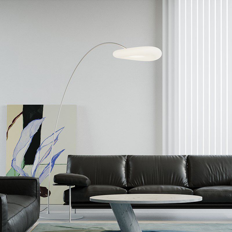 意式落地灯现代简约创意立式台灯设计师云朵客厅钓鱼灯艺术氛围灯