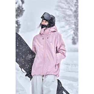 AWKA滑雪服女款男士2025新款单板双板防水3L加棉滑雪衣外套冬