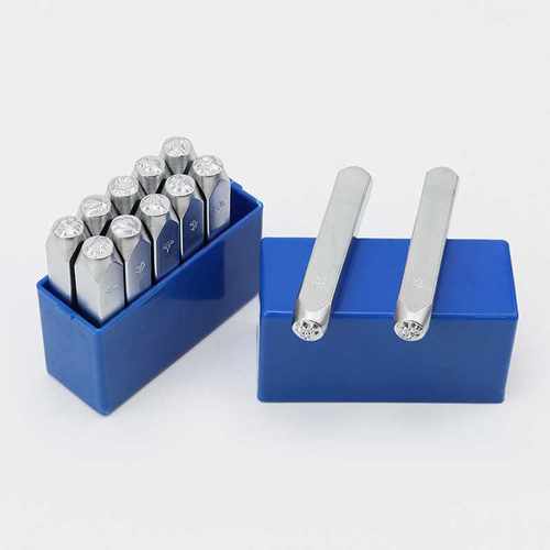 12件套姜饼人快乐花园系列钢印6MM 图案钢印 钢字模 钢字冲 冲子