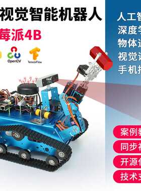 Raspberry Pi树莓派4b视觉自动驾驶AI人工智能TensorFlow深度学习