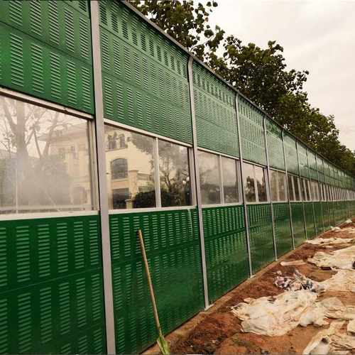 高速公路噪音隔离板小区噪声隔音屏高架吸音降噪板吸声实体墙屏障