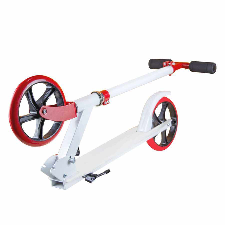 外贸热卖青少年scooter可折叠代步车200mmPU轮成人滑板车