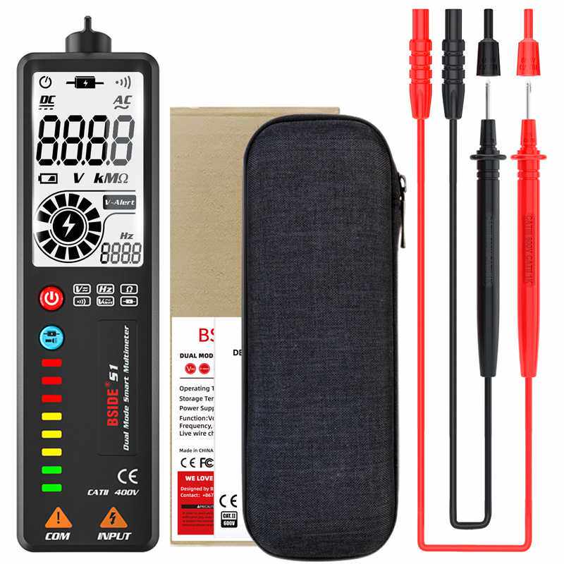 BSIDE ADMS1CL双模式智能大屏显示万用表电笔