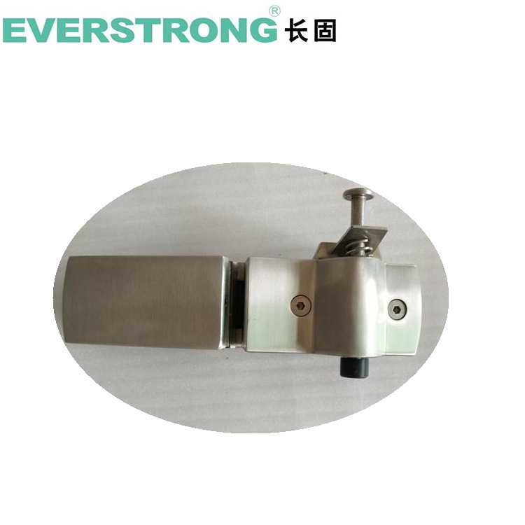 不锈钢无框玻璃折叠门夹glass folding door fittings隔断配件