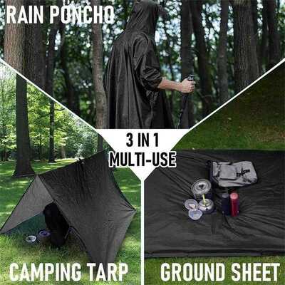 Outdoor Multifunctional Three In One Block Rain Hiking and