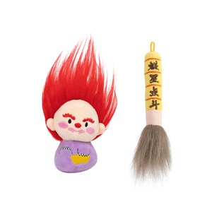 苏州博物馆 魁星点斗毛绒包挂趣味公仔毛绒玩偶挂件情侣生日礼物