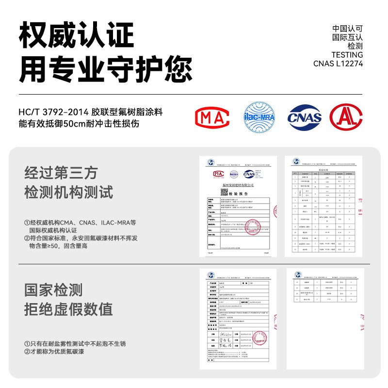 氟碳漆户外钢结构镀锌管金属防腐防锈底面合一铝合金专用改色油漆