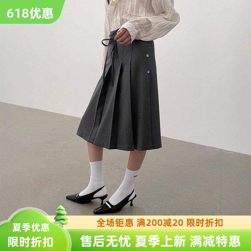 爱与南希十三行极简夏韩风侧开叉