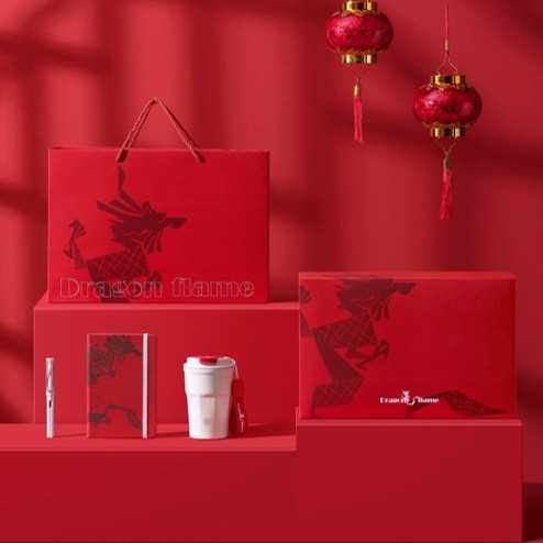 博堡 尚品套装A BSP-TZ006A咖啡杯350mL记事本 笔 挂绳 礼品套盒