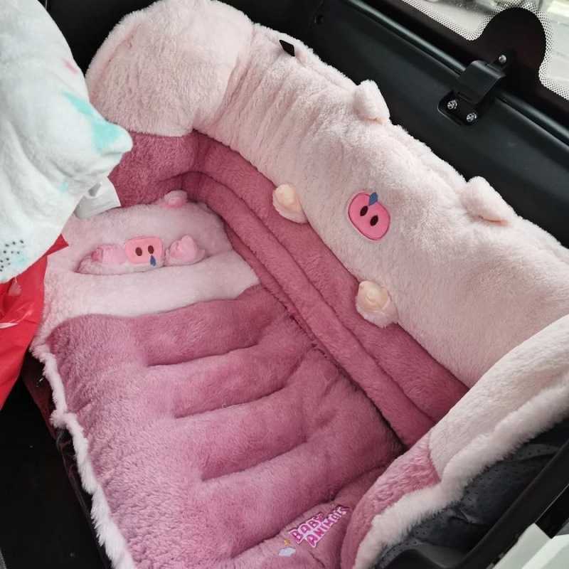 金彭盛昊新日电动三轮车冬季坐垫坐靠一体不掉毛车用加厚毛绒屁垫