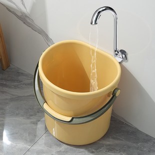 家用储水桶加厚塑料大水桶手提大号圆桶学生宿舍用耐摔.洗衣桶脸