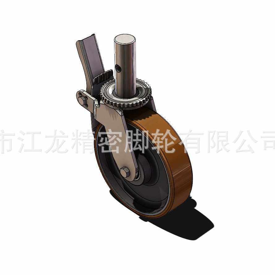 脚手架用脚轮 鹰架轮静音耐磨轮子室内外使用工业脚轮万向脚轮