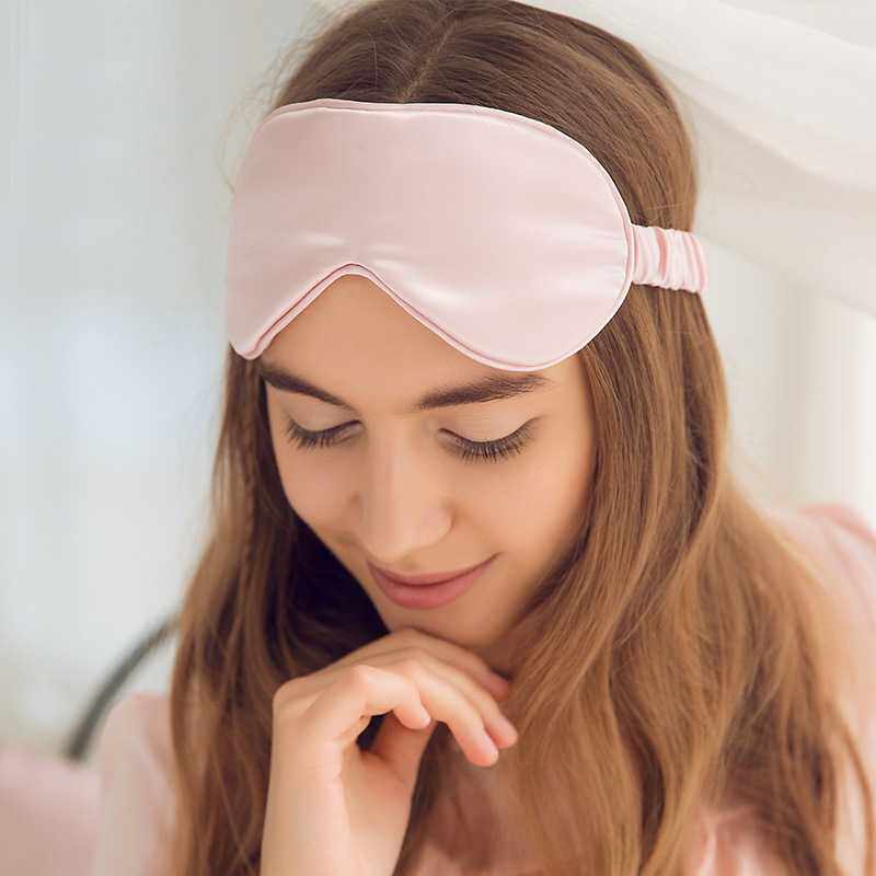 澳洲真丝眼罩 睡眠遮光透气 女男睡眠觉桑蚕丝