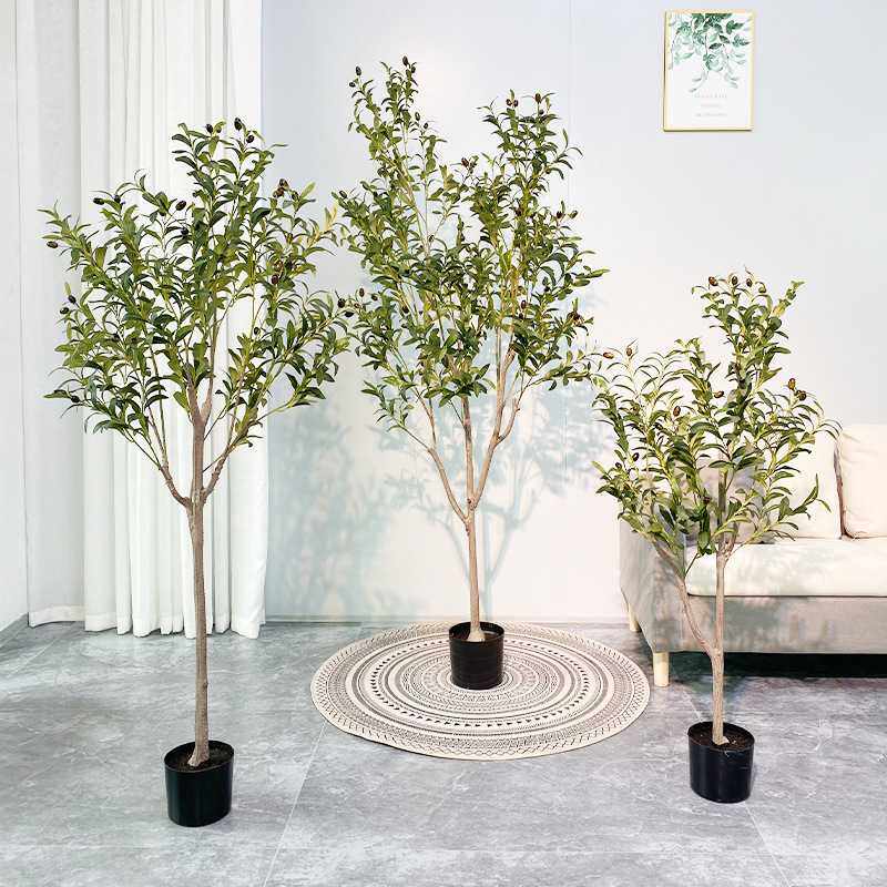 跨境绿植仿真橄榄树仿生假绿植盆栽摆件客厅大型网红仿真植物假树,电子元器件市场,其它元器件,淘宝优惠券,粉丝福利购,淘宝优惠卷