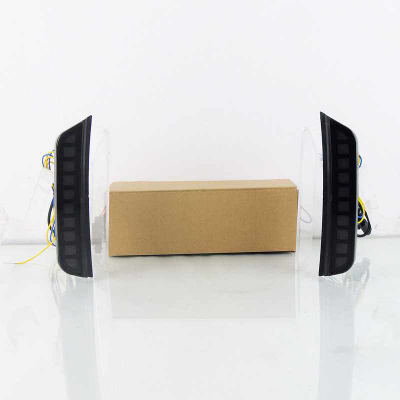 适用21-24年吉普大切诺基日行灯日间行车转向夜间冰蓝改装轮眉灯