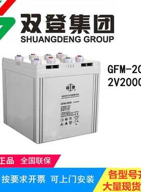 双登蓄电池GFM-2000 2V2000AH/UPS/EPS/直流屏后备电源专用保三年