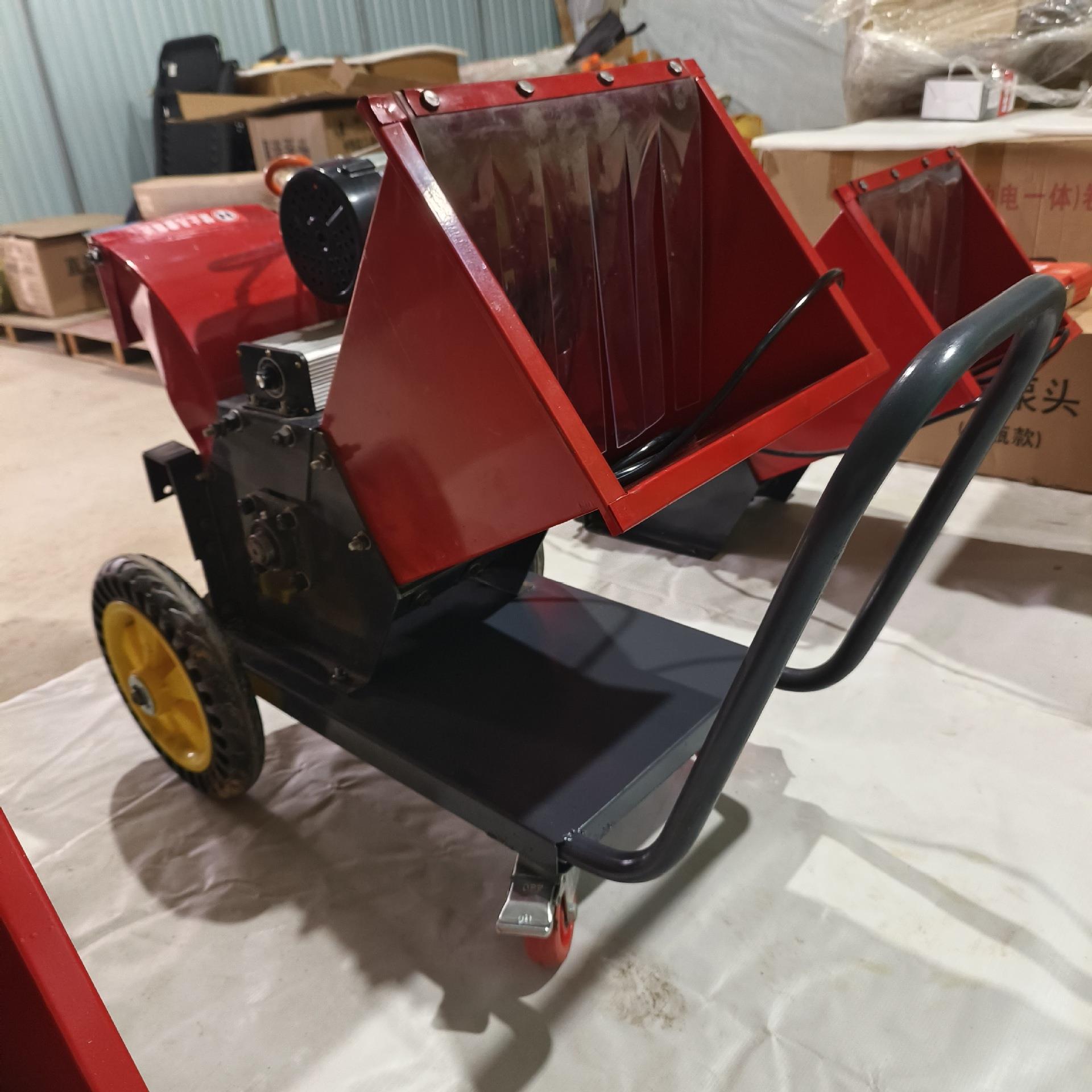 便携式铡草粉碎机户外移动家用铡草揉丝一体机