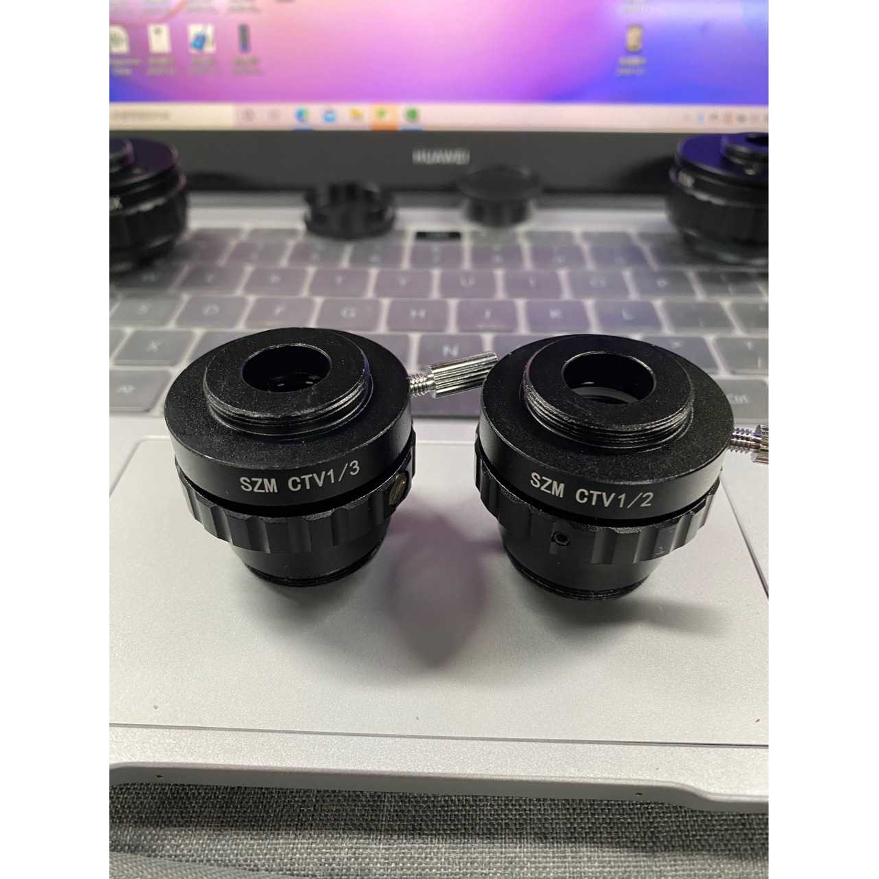 CCD工业相机电子目镜 配体视显微镜用减倍镜 1/2CTV 1/3CTV同步接